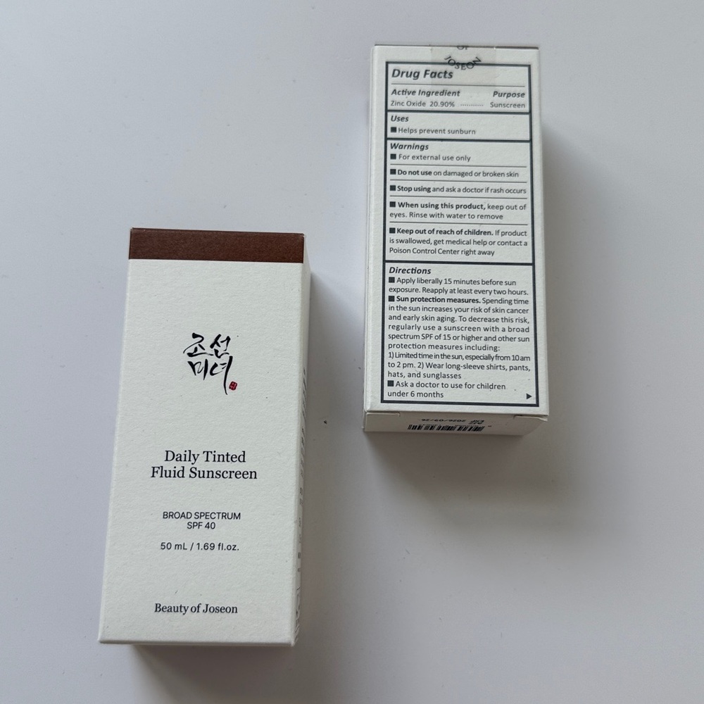 Beauty of Joseon Daily Tinted Fluid Sunscreen - DY 300 New